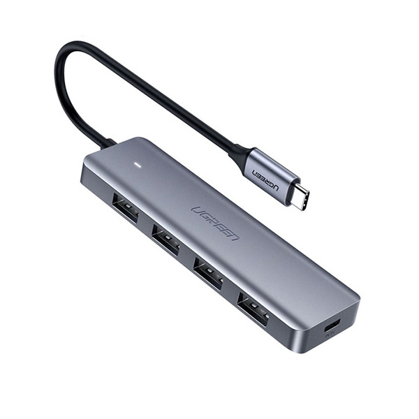 [New 100%] Bộ chia USB Type-C ra 4 cổng USB 3.0 có hỗ trợ nguồn Ugreen 70336