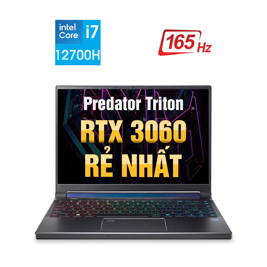 [New Outlet] Laptop Acer Predator Triton 300 SE PT314-52s-747P - Intel Core i7-12700H | RTX 3060 | 14 Inch Full HD+ 100% sRGB