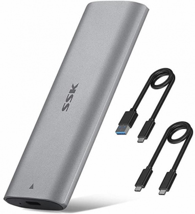 [New 100%] Box SSD M2 Sata + NVMe SSK HE-C370 (Hỗ trợ SSD NVMe và SATA)