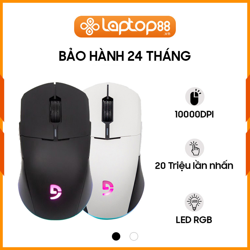 [New 100%] Chuột Không Dây Gaming Fuhlen D90S V3 (Black/Mix White)