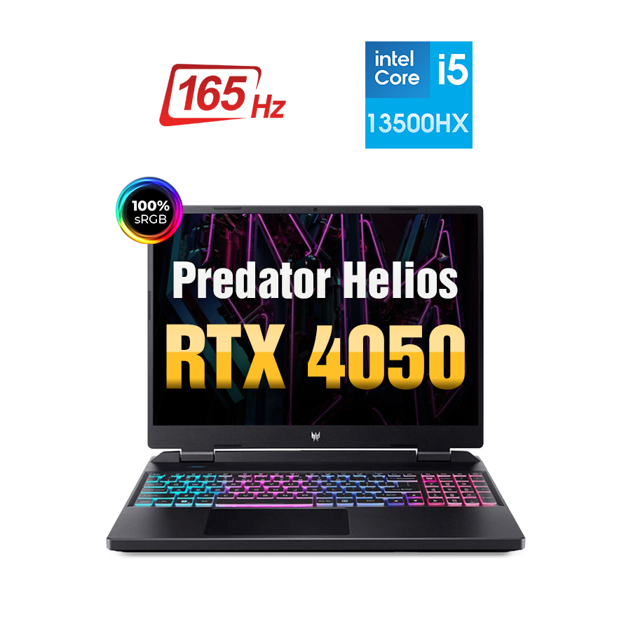 [New 100%] Laptop Gaming Acer Predator Helios Neo 16 PHN16-71-50JG - Intel Core i5 - 13500HX | RTX 4050 | 16 Inch WUXGA 100% sRGB 