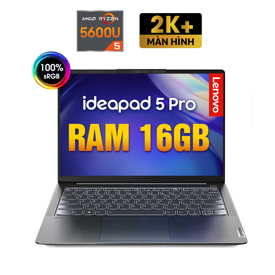 [New Outlet] Laptop Lenovo IdeaPad 5 Pro 14ACN6 82L700BPUS - AMD Ryzen 5 - 5600U | 14 Inch 2.2K
