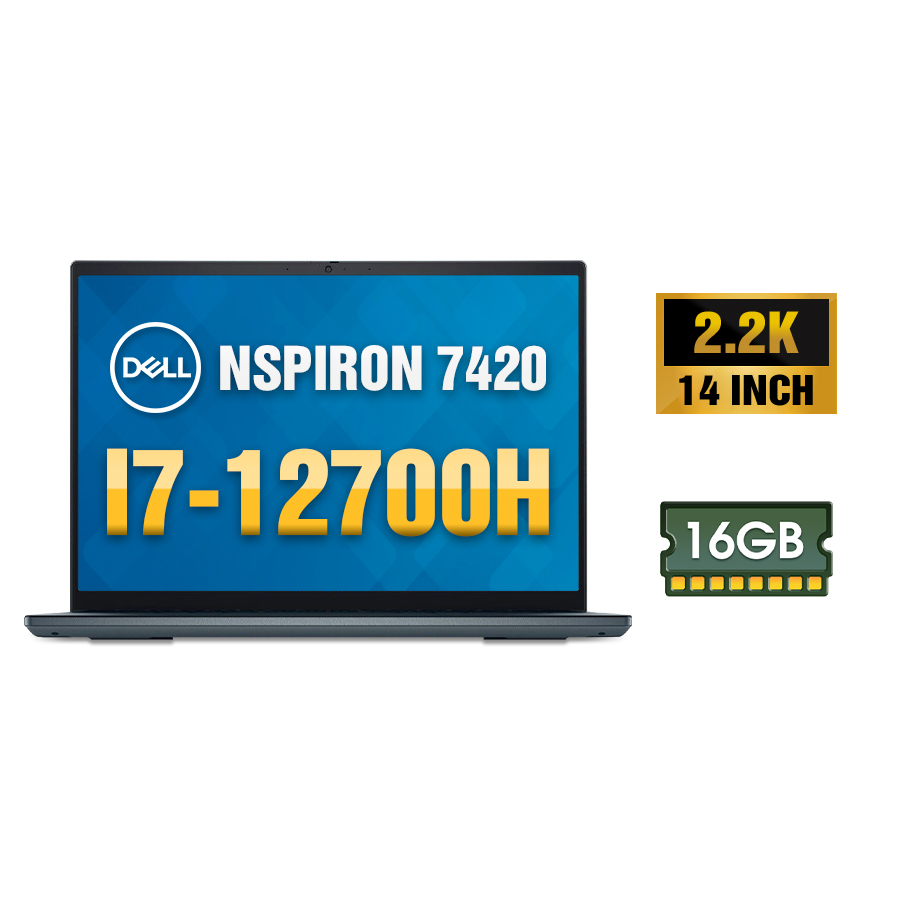 [New Outlet] Laptop Dell Inspiron 14 Plus 7420 T9K26 | 902M1 - Intel Core i7-12700H | 16GB | SSD 512GB | 14 inch 2.2K 