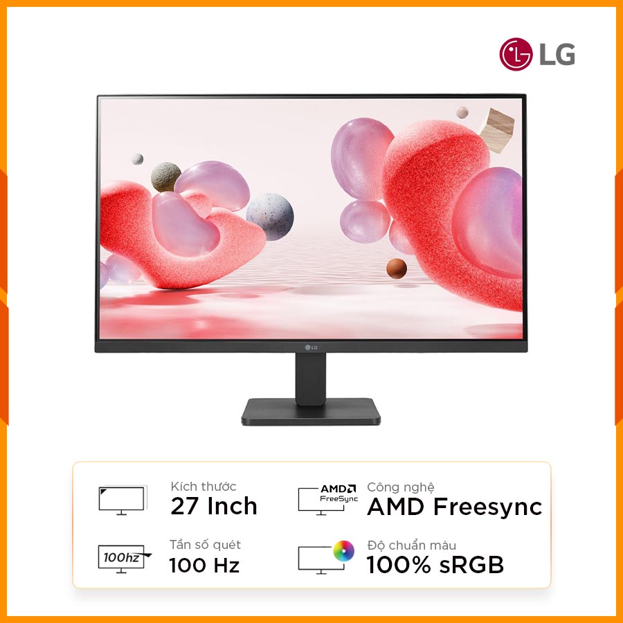 [New 100%] Màn hình LG 27 Inch 27MR400-B (27 inch/FHD/IPS/100Hz/5ms/250nits/HDMI+D-Sub)