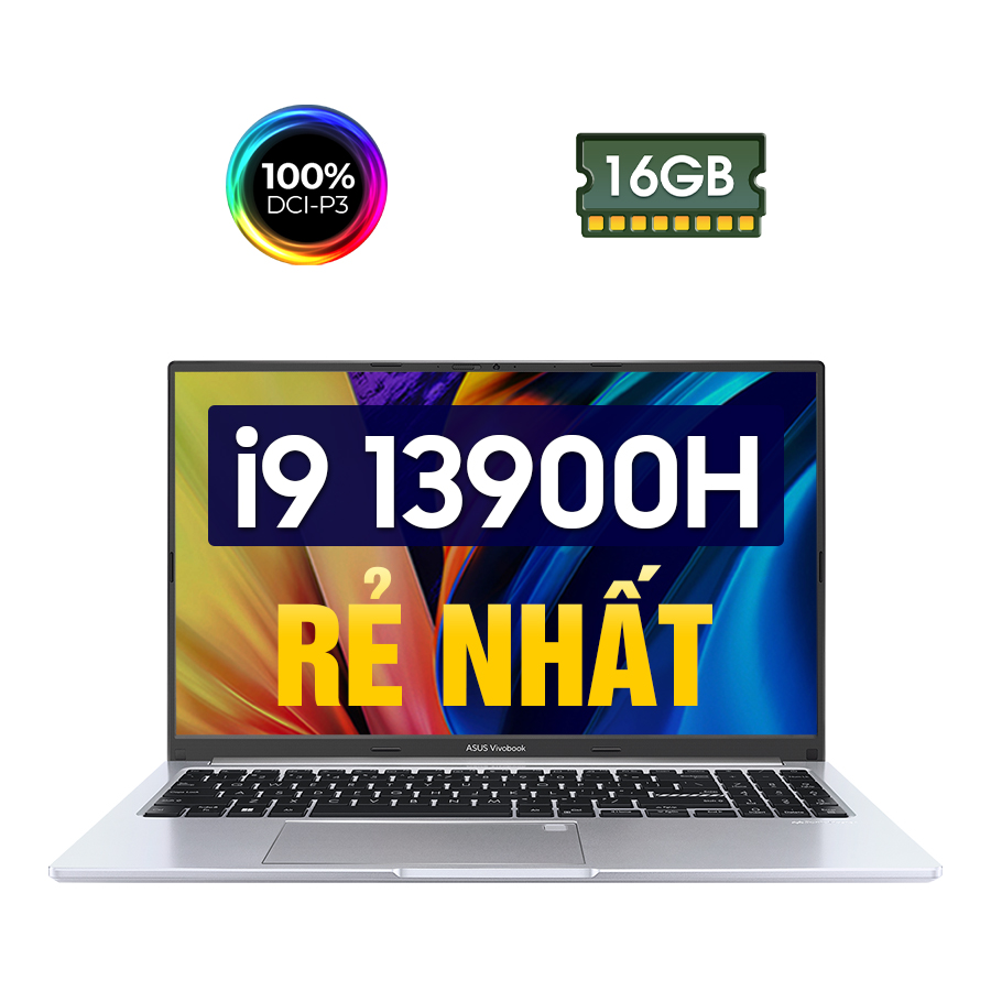 [New 100%] Laptop Asus Vivobook 15 OLED A1505VA-MA469W | Intel Core i9-13900H | 16GB | 15.6 inch 2.8K OLED 100% DCI-P3