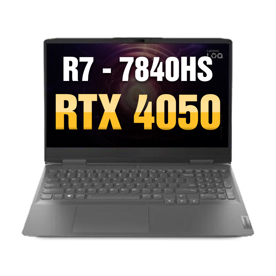 Laptop Cũ Lenovo LOQ 15APH8 - AMD Ryzen 7-7840HS | RTX 4050 | 15.6 inch Full HD