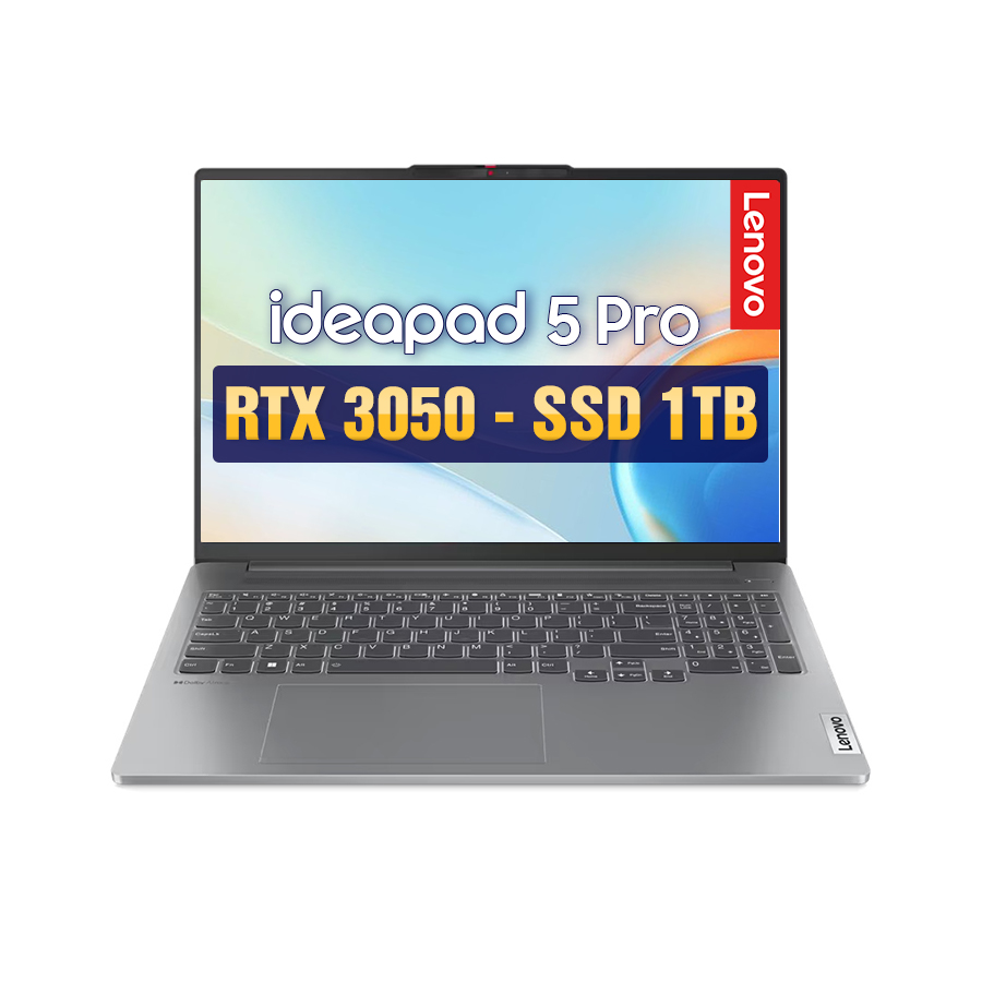 Laptop Cũ Lenovo IdeaPad 5 Pro 16IRH8 - Intel Core i7-13700H | 16GB | SSD 1TB | RTX 3050 | 16 inch 2K