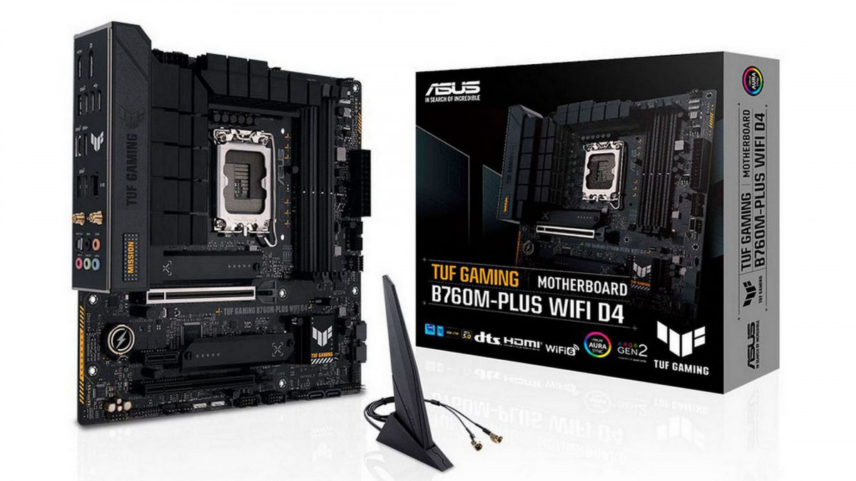 [New 100%] Mainboard Asus TUF GAMING B760M-PLUS WIFI DDR4