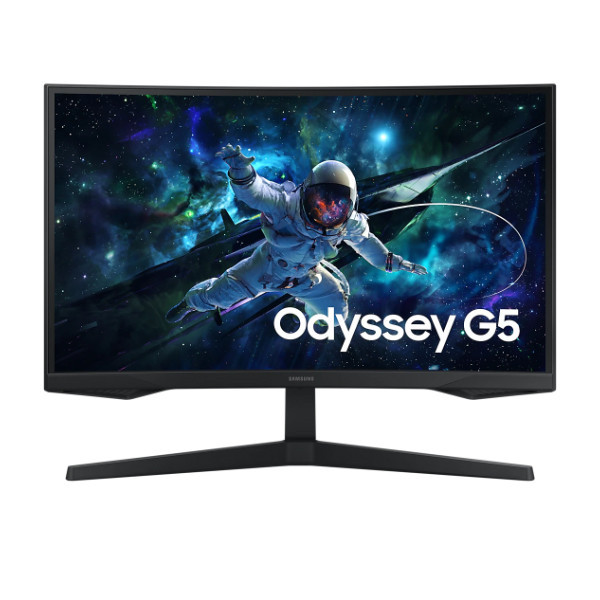 [New 100%] Màn Hình Gaming SAMSUNG Odyssey G5 G55C LS27CG552EEXXV (27 inch - 2K - 165Hz - 1ms - FreeSync - HDR10 - Curved)