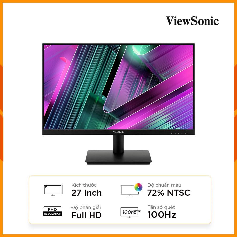 [New 100%] Màn hình 27 Inch Viewsonic VA270A-H (Full HD / IPS / 120Hz / 1 ms / Adaptive Sync)