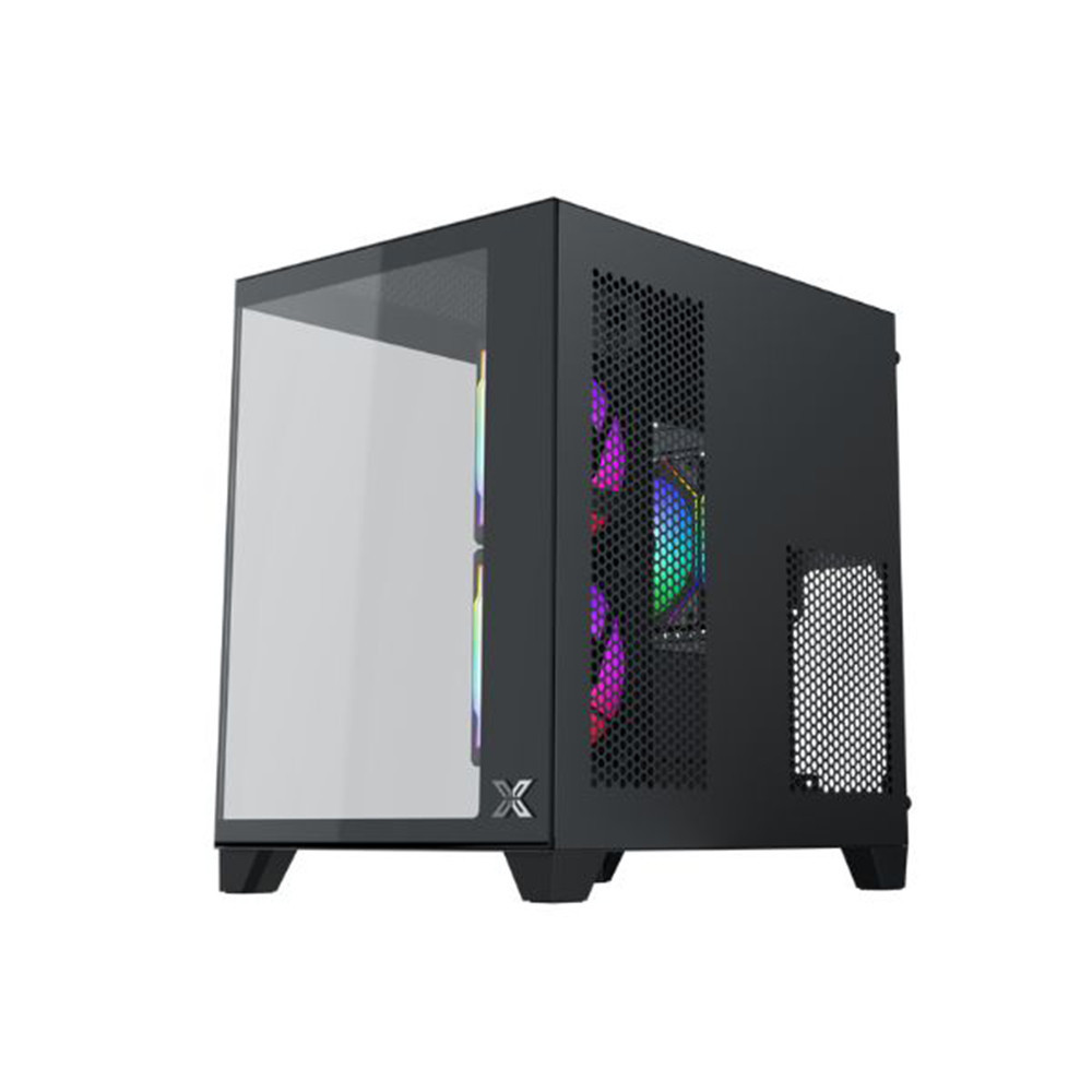 [New 100%] Vỏ máy tính Xigmatek Aqua M Nano 3GF EN45509 MATX 3 Fan Đen
