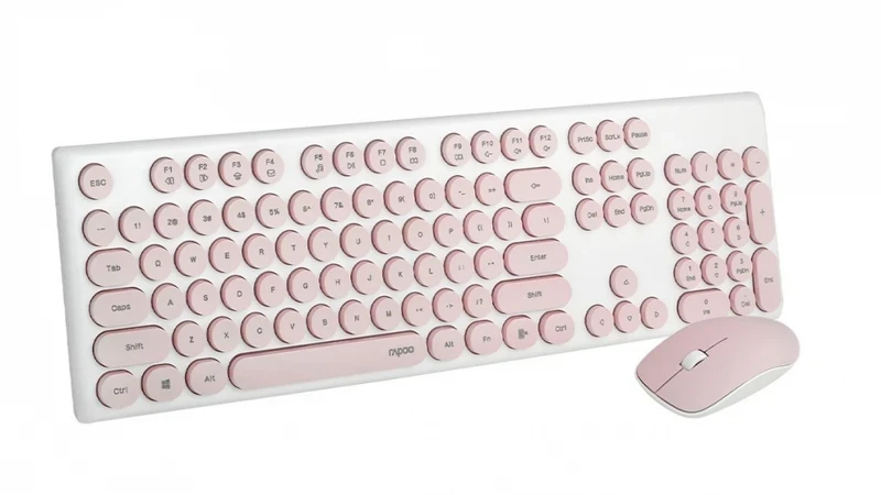 [New 100%] Bộ bàn phím chuột không dây RAPOO X260S Black 11559 | Pink 11811 | White 11810