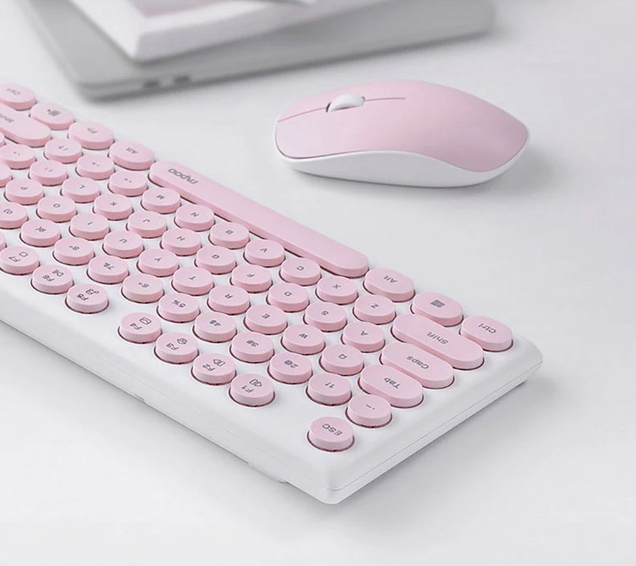 [New 100%] Bộ bàn phím chuột không dây RAPOO X260S Black 11559 | Pink 11811 | White 11810