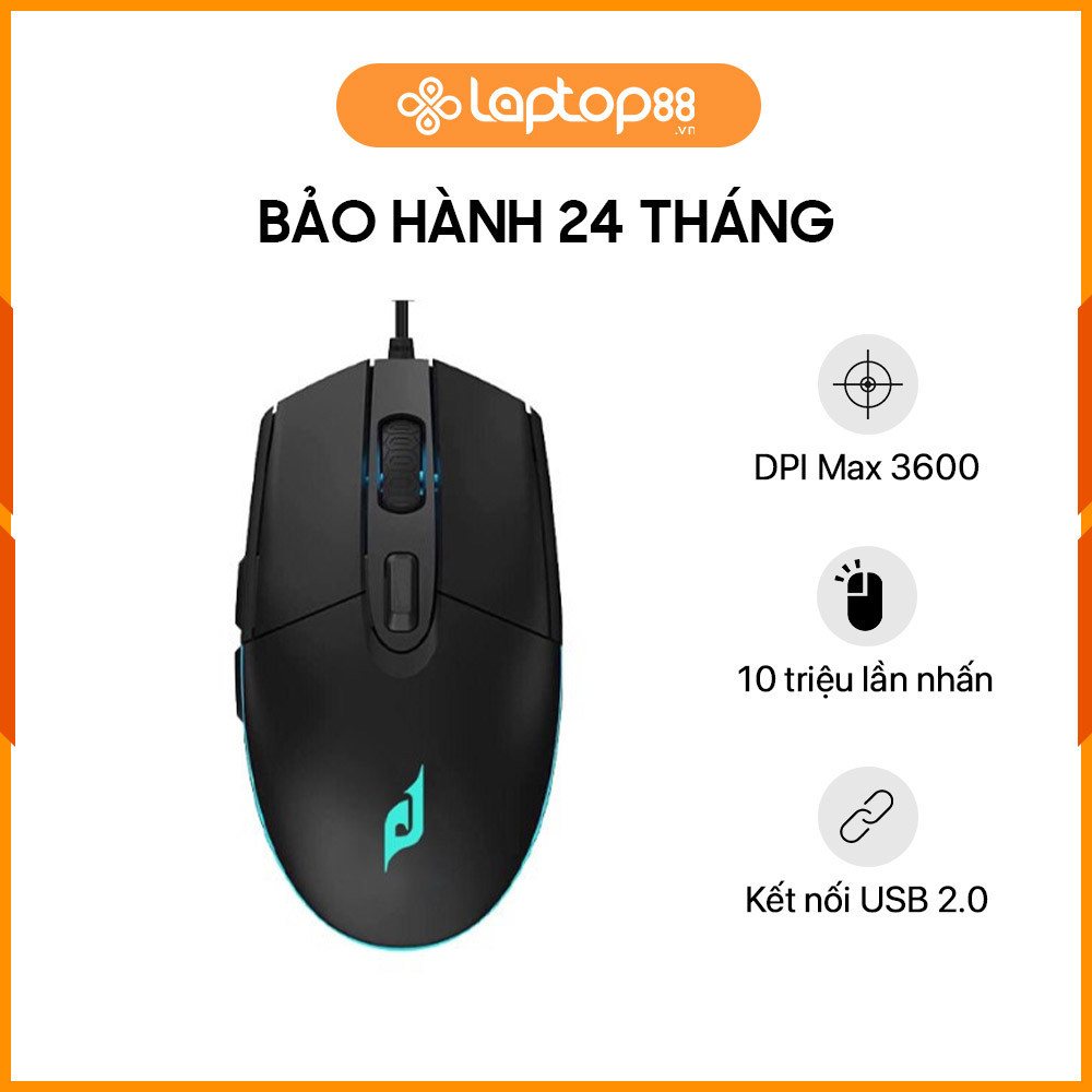 [New 100%] Chuột Gaming Có Dây EDRA EM6102 Pink/Black