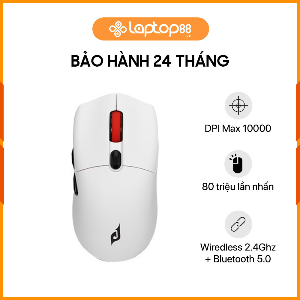 [New 100%] Chuột Gaming Không Dây EDRA EM625X White/Black