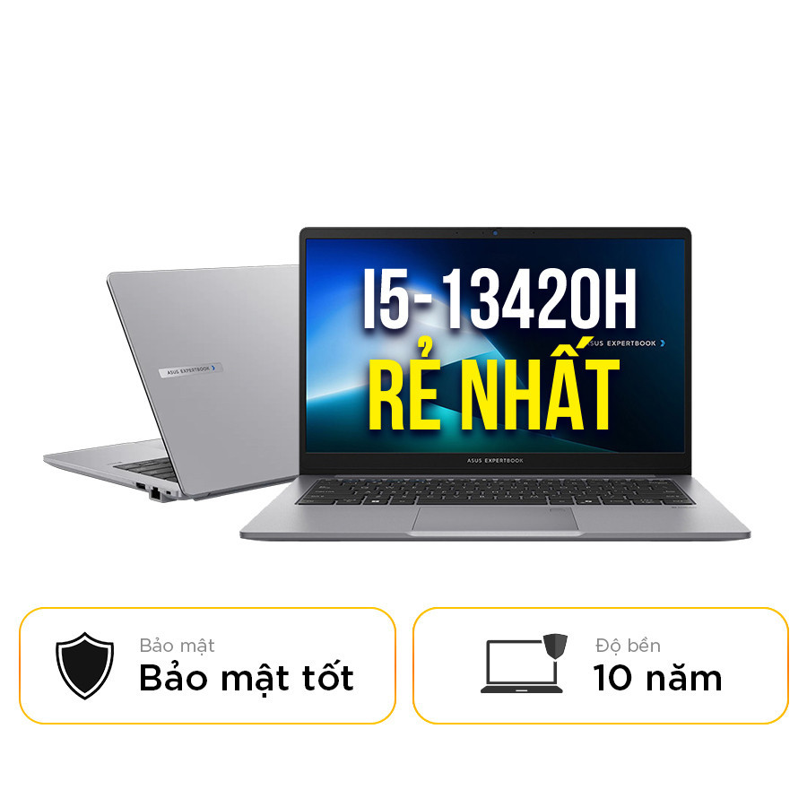 [New 100%] Laptop Asus ExpertBook P1 P1403CVA-i508-50W - Intel Core i5-13420H | 14 inch Full HD