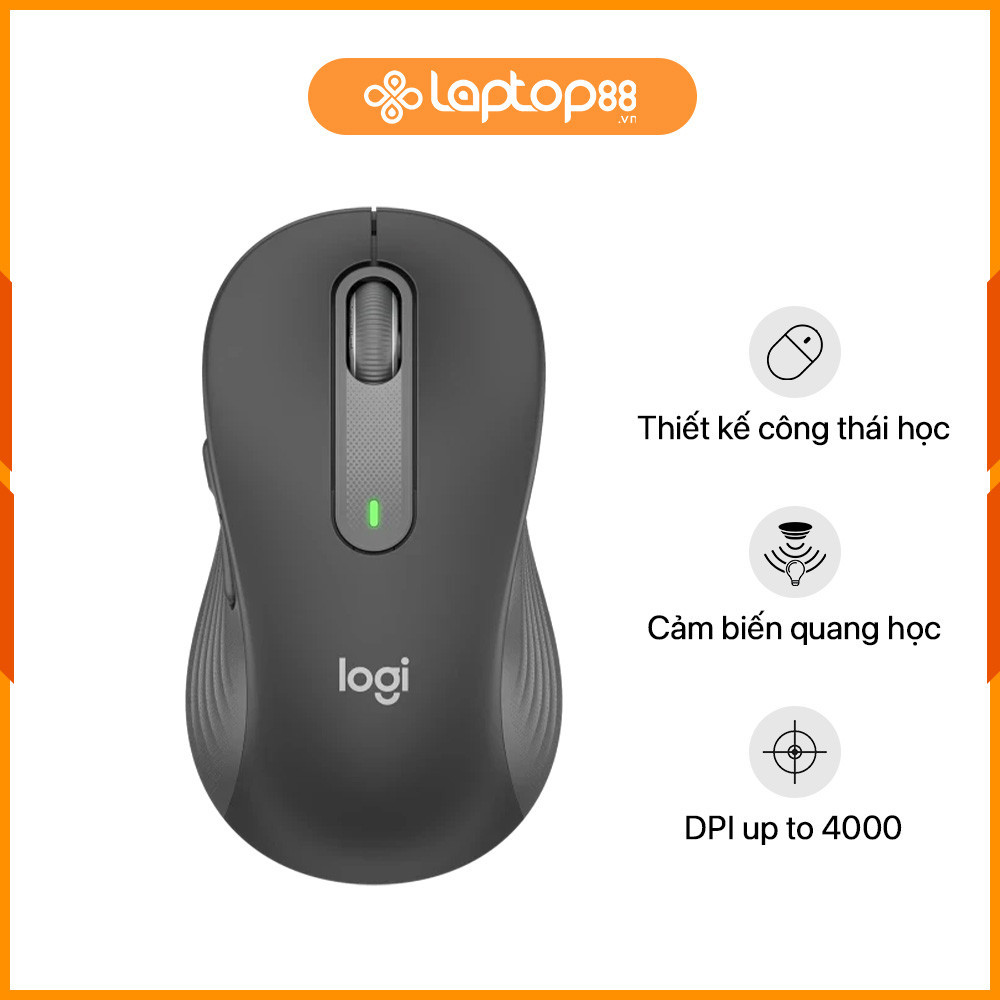 [New 100%] Chuột Không Dây Logitech Signature M650L Black
