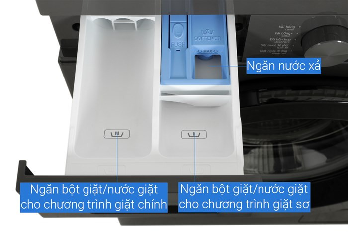 [New 100%] Máy Giặt Cửa Ngang LG AI DD Inverter 9 kg FB1209S5M