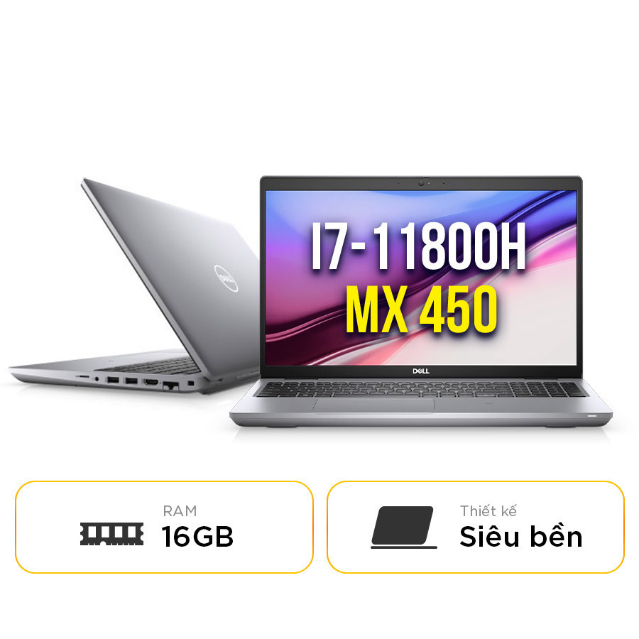Laptop Cũ Dell Latitude 5521 - Intel Core i7-11800H | 16GB | MX 450 | 15.6 inch Full HD