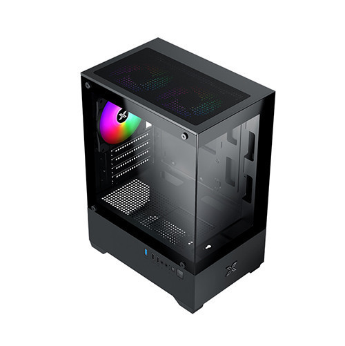 [New 100%] Vỏ máy tính Case Xigmatek VIEW II 3F Black EN46247 - M-ATX | 3 Fan