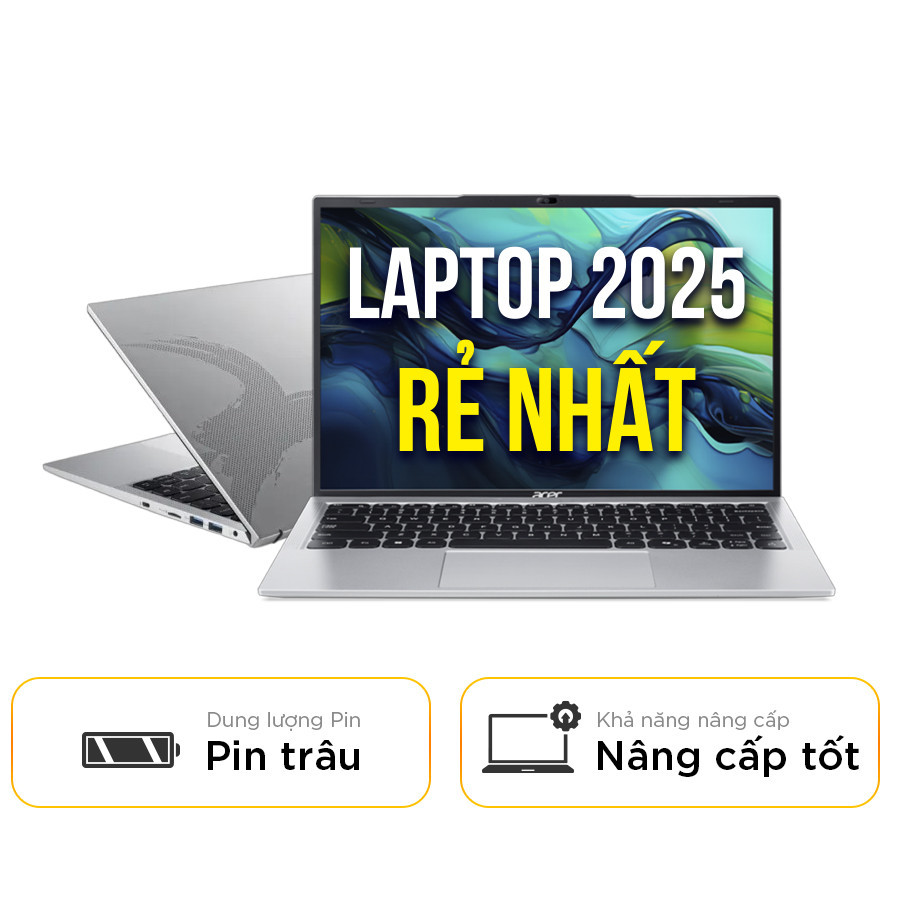 [New 100%] Laptop Acer Aspire Lite 14 Gen 2 AL14-52M-32KV - Intel i3-1305U | 14 inch Full HD+