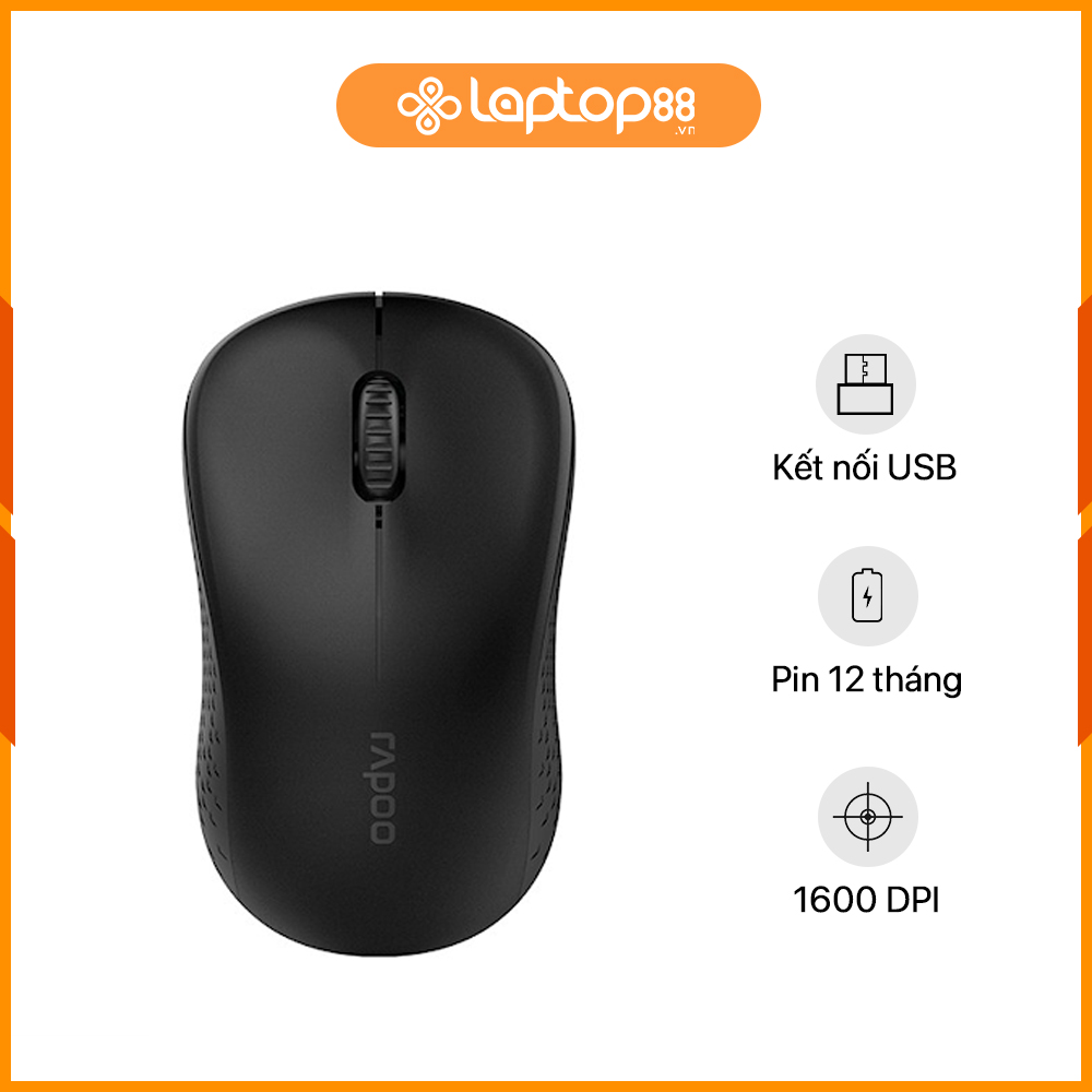 [New 100%] Chuột không dây Rapoo M1 Black