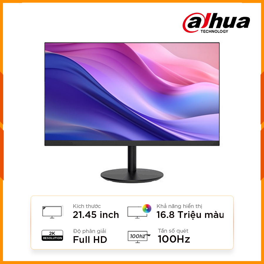 [New 100%] Màn Hình 22 Inch Dahua DHI-LM22-A200Y (21.45 inch | FHD | VA | 100Hz | 8ms)