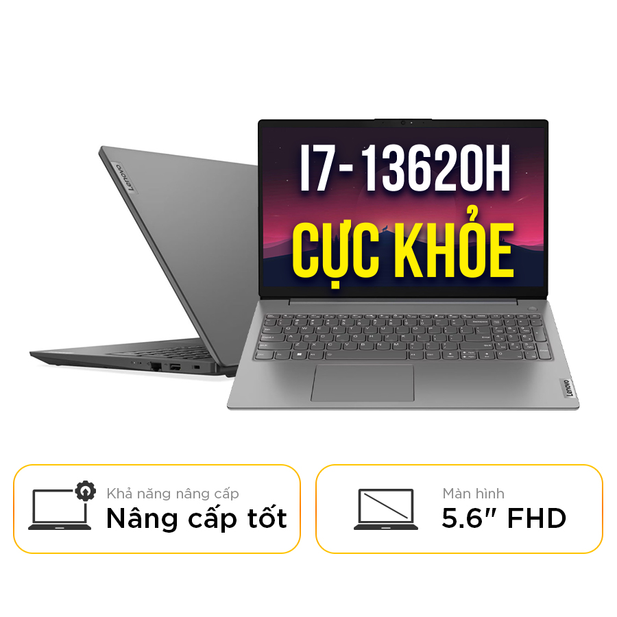 [New 100%] Laptop Lenovo V15 Gen 4 IRU 83A100RJVN - Intel Core i7-13620H | 15.6 Inch Full HD