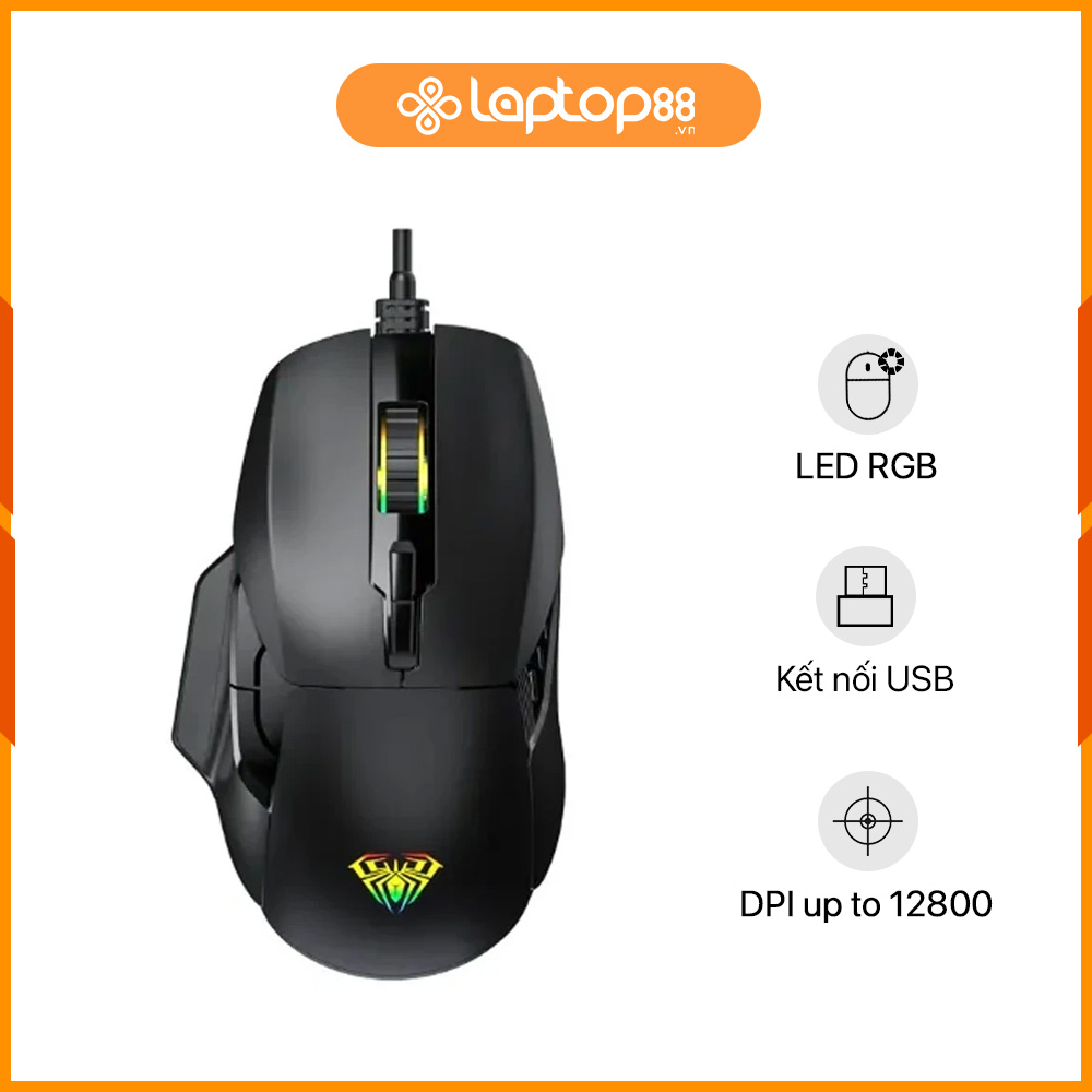 [New 100%] Chuột Gaming Aula F815 Đen