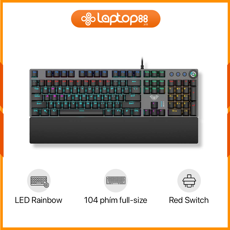 [New 100%] Bàn Phím Cơ AULA F2058 Red Switch