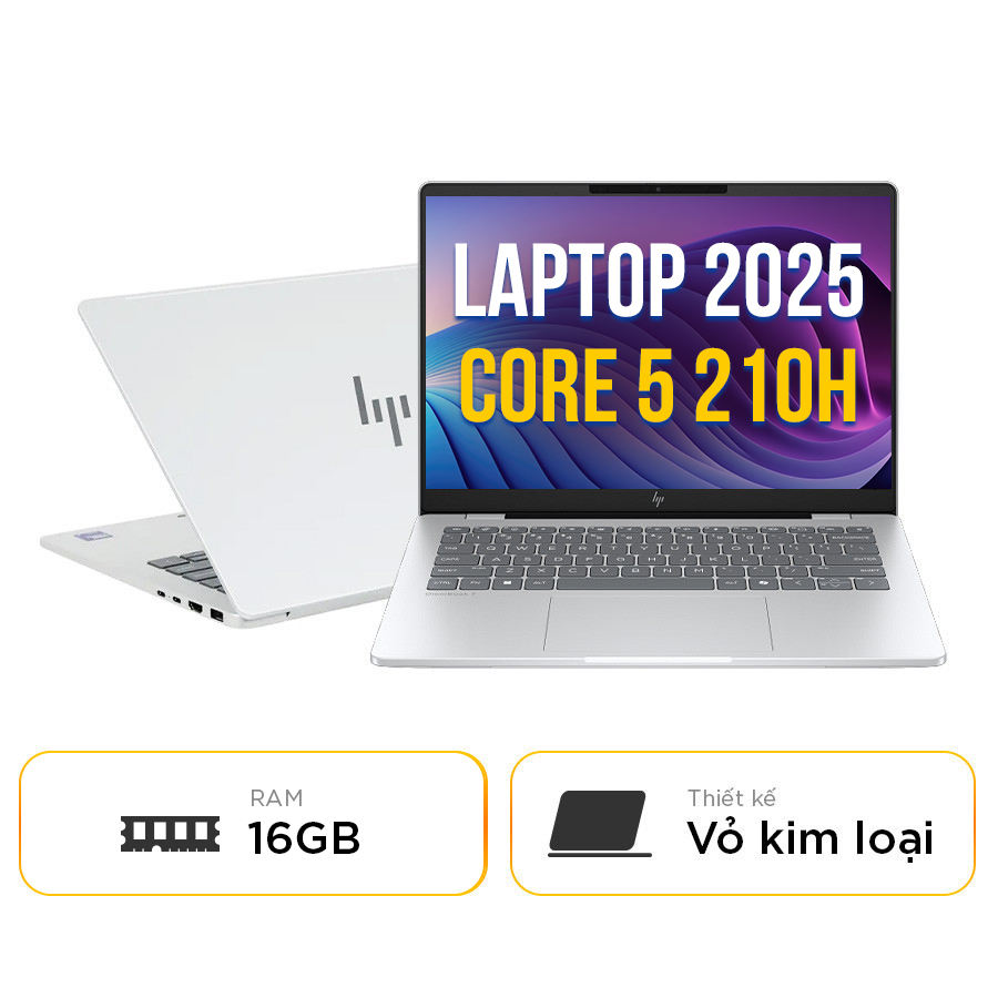 [New 100%] Laptop HP OmniBook 7 14-fs0043TU C1MN3PA - Intel Core 5 210H | 14 Inch Full HD+