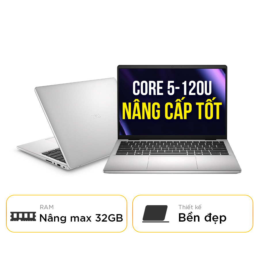 [New 100%] Laptop Dell 14 DC14250 DC4C5386W - Intel® Core™ 5-120U | 16GB DDR5 | 14 Inch Full HD+