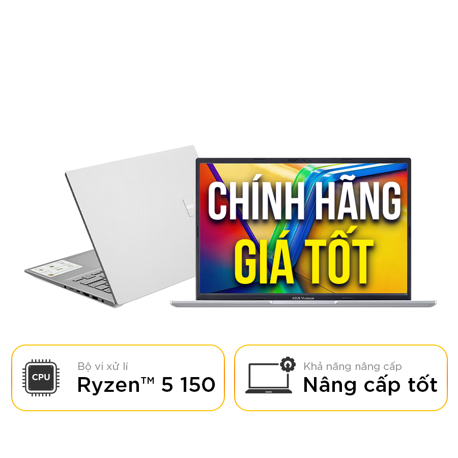 [New 100%] Laptop Asus Vivobook 14 M1405NAQ-LY010W - AMD Ryzen™ 5 150 | RAM 16GB | 14 Inch Full HD+