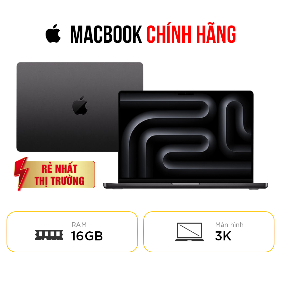 [New 100%] Macbook Pro 14 M5 - 10 Core CPU | 10 Core GPU | RAM 16GB | SSD 512GB | 14.2 Inch Liquid Retina XDR