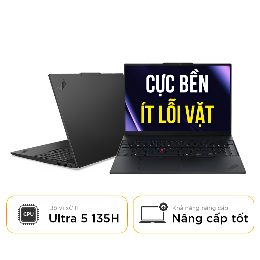 [New 100%] Laptop Lenovo ThinkPad E16 Gen 3 21SR00A6VA - Ultra 5 135H | 16GB | 512GB | 16 inch WUXGA 
