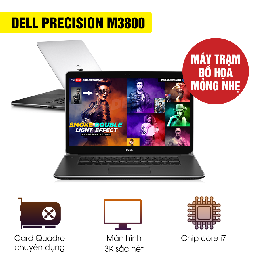 Laptop Cũ Dell Precision M3800 - Intel Core i7