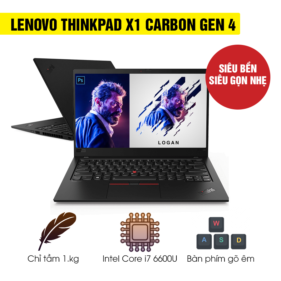 Laptop Cũ Lenovo Thinkpad X1 Carbon Gen 4 - Intel Core i7