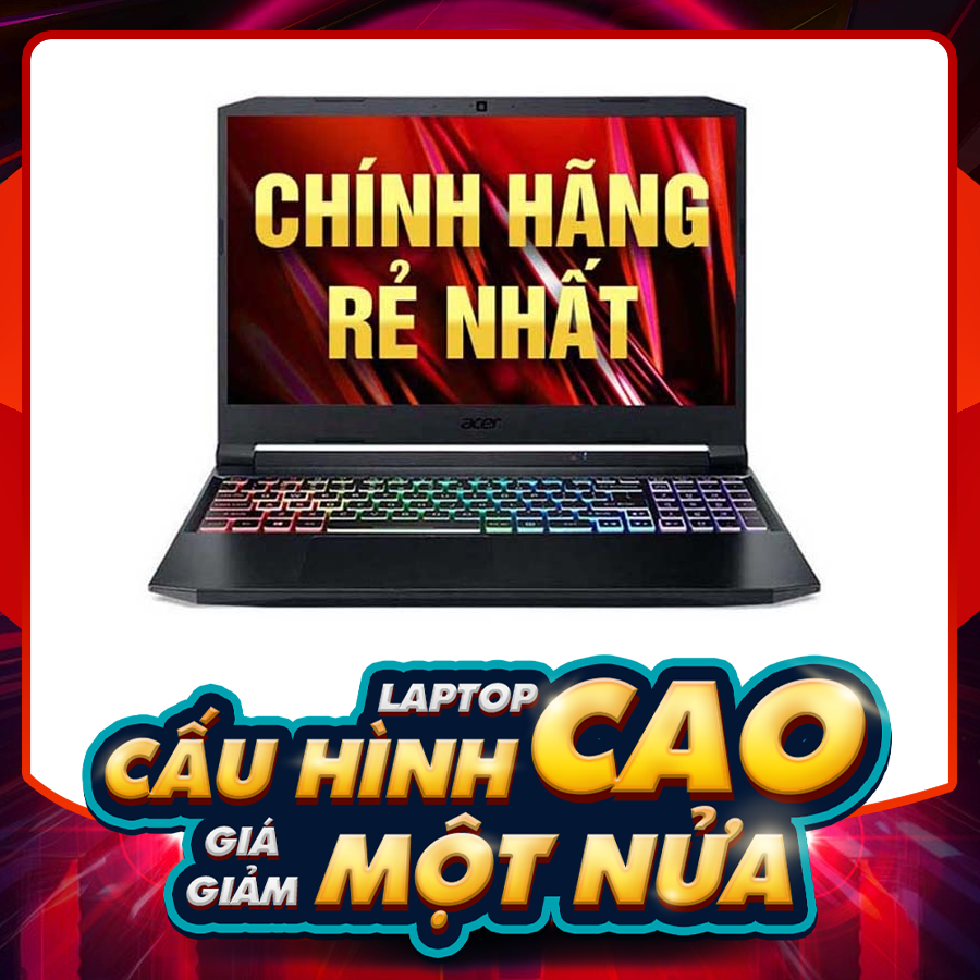 [Mới 100% Full box] Laptop Acer Nitro 5 Eagle AN515-57-536Q- Intel Core i5 11400H GTX 1650