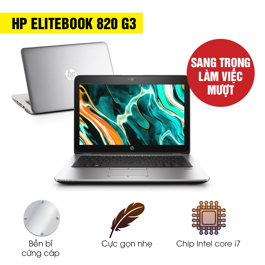 Laptop Cũ HP Elitebook 820 G3 - Intel Core i7