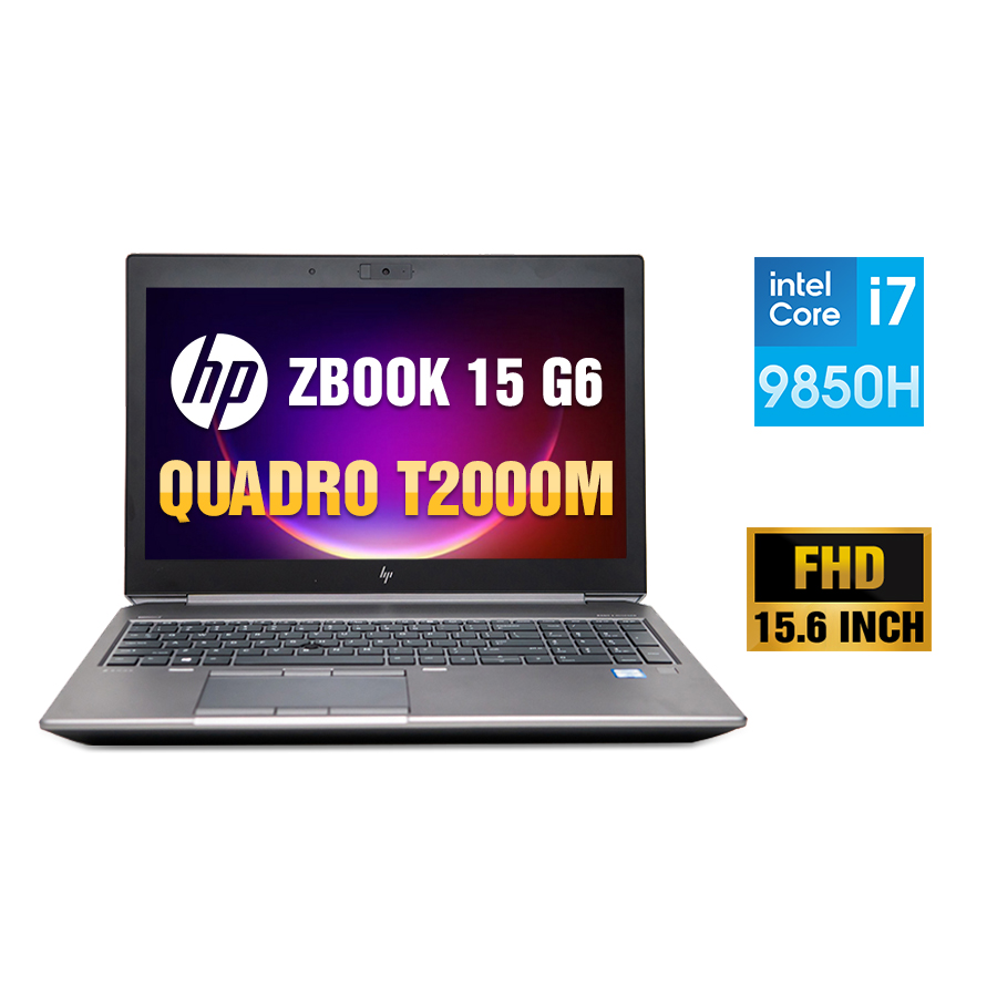 Laptop Cũ Workstation HP Zbook 15 G6 - Intel Core i7-9850H | Quadro T2000 | 15.6 inch Full HD