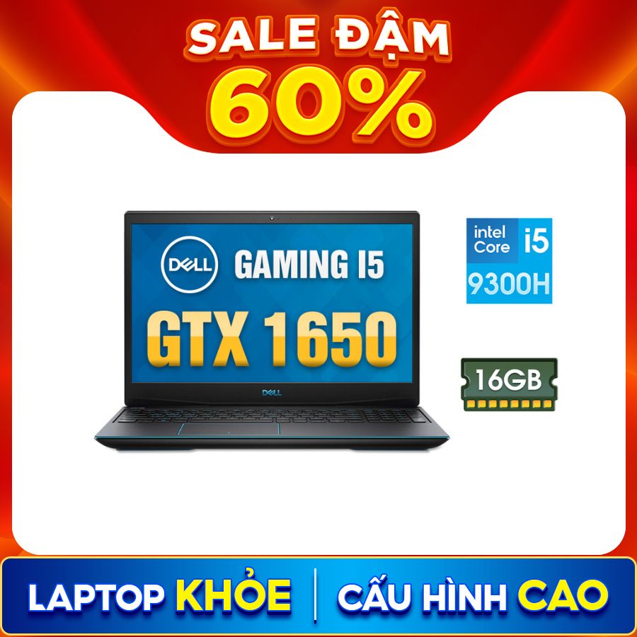 Laptop Cũ Dell Inspiron Gaming G3 3590 - Intel Core i5-9300H | GTX 1650