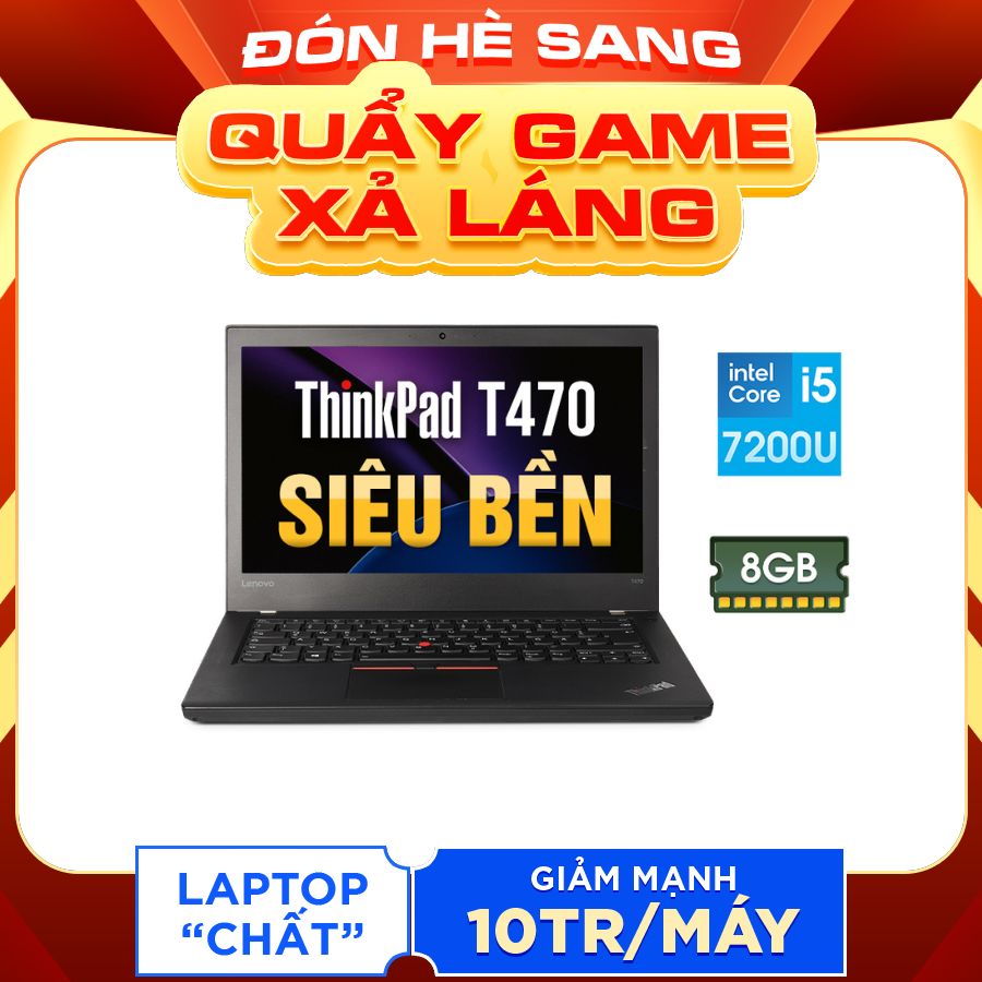 Laptop Cũ Lenovo Thinkpad T470 - Intel Core i5