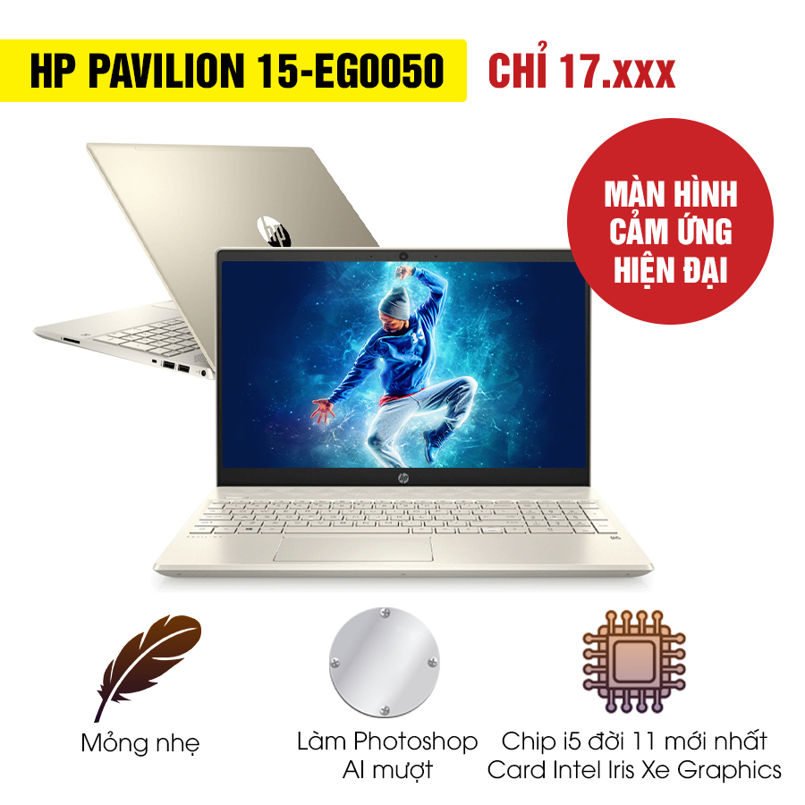 [Mới 99% Full Box] Laptop HP Pavilion 15-eg0050WM - Intel Core i5