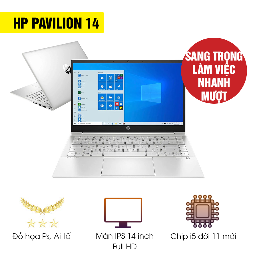 [Mới 100% Full Box] Laptop HP Pavilion 14-dv0536TU 4P5G5PA - Intel Core i5