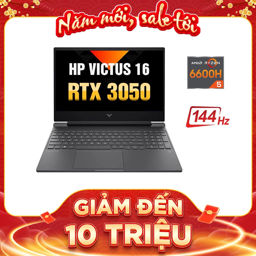 Mới 100% Full-box - Laptop HP VICTUS 16 2021 E0175ax 4R0U8PA - AMD Ryzen 5 5600H RTX 3050Ti