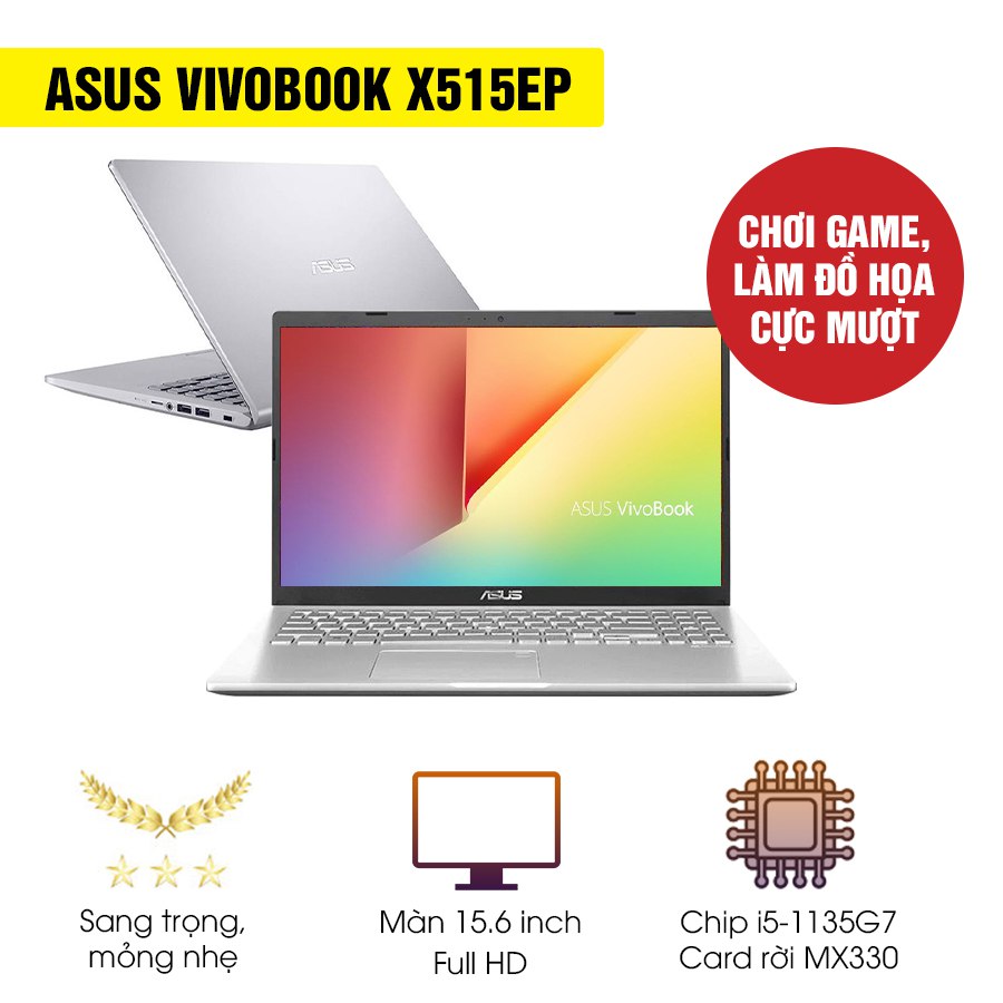 [Mới 100% Full Box] Laptop Asus Vivobook X515EP EJ405W - Intel Core i5