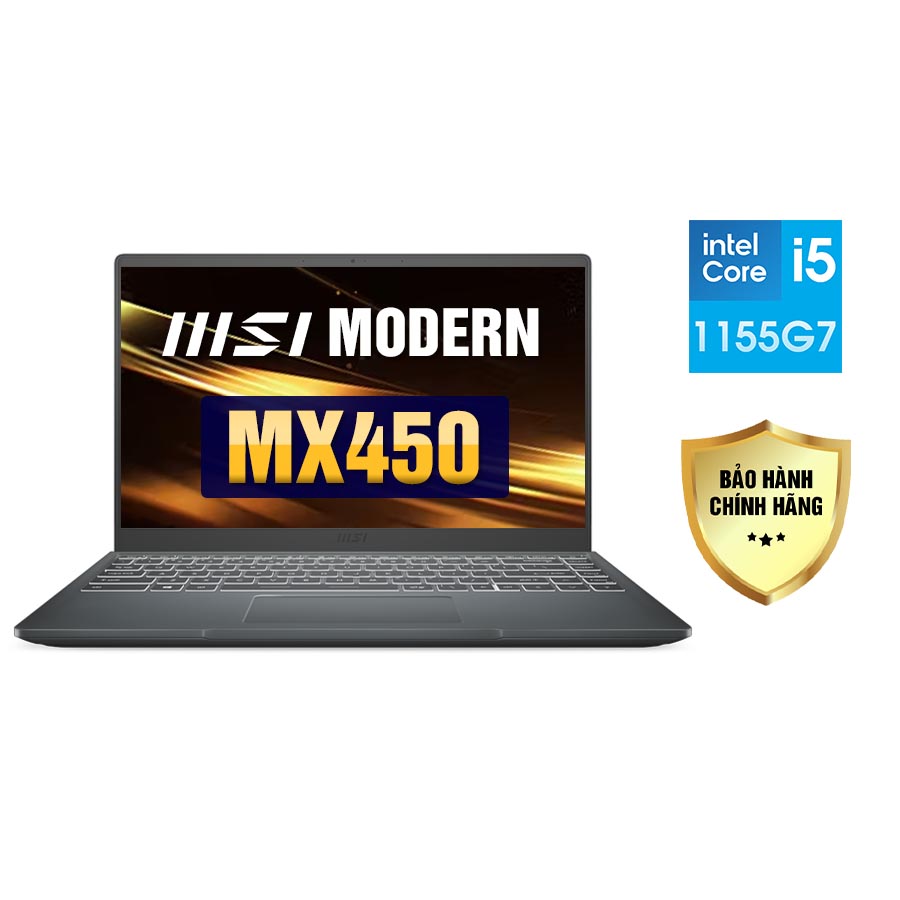 [Mới 100% Full Box] Laptop MSI Modern 14 B11SBU 668VN - Intel Core i5 