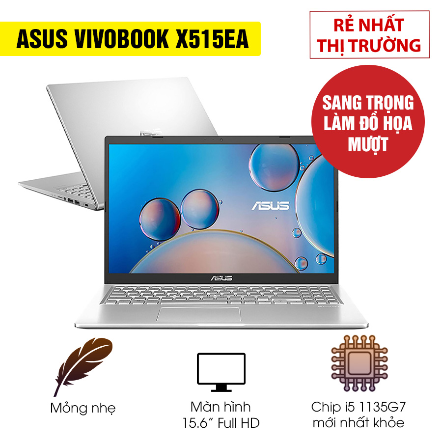 [Mới 100% Full Box] Laptop Asus Vivobook X515EA-EJ1046W - Intel Core i5