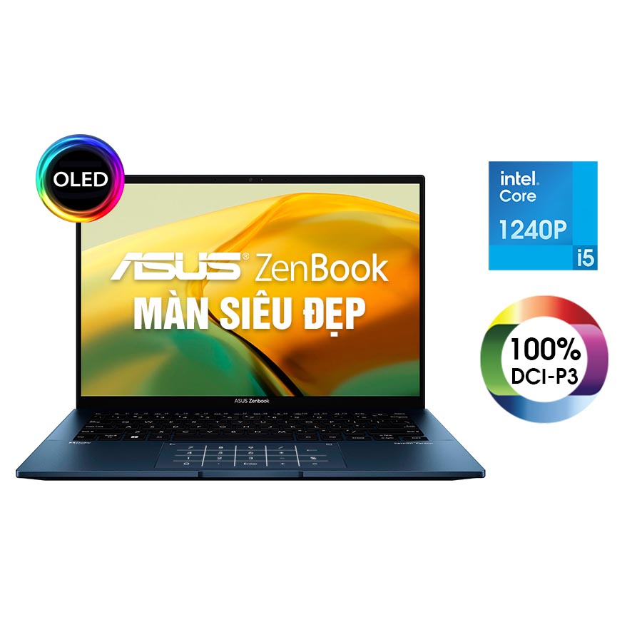 [New 100%] Laptop Asus Zenbook UX3402ZA-KM219W (2022) - Intel Core i5 1240P
