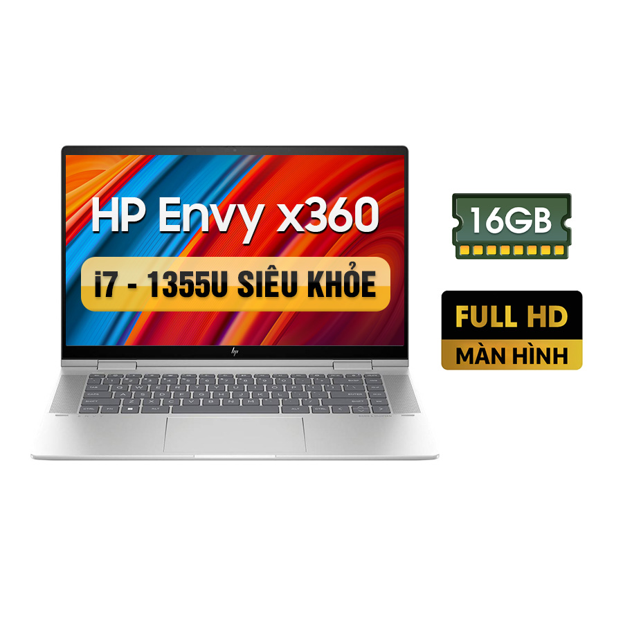 [New 100%] Laptop HP Envy x360 2 in 1 15-fe0053dx 7H9Y3UA - Intel Core i7-1355U | 15.6 inch Full HD